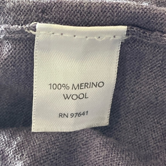 J.Jill Sleeveless Merino Wool Lightweight Open Cardigan Size Medium Petite - Picture 2 of 10